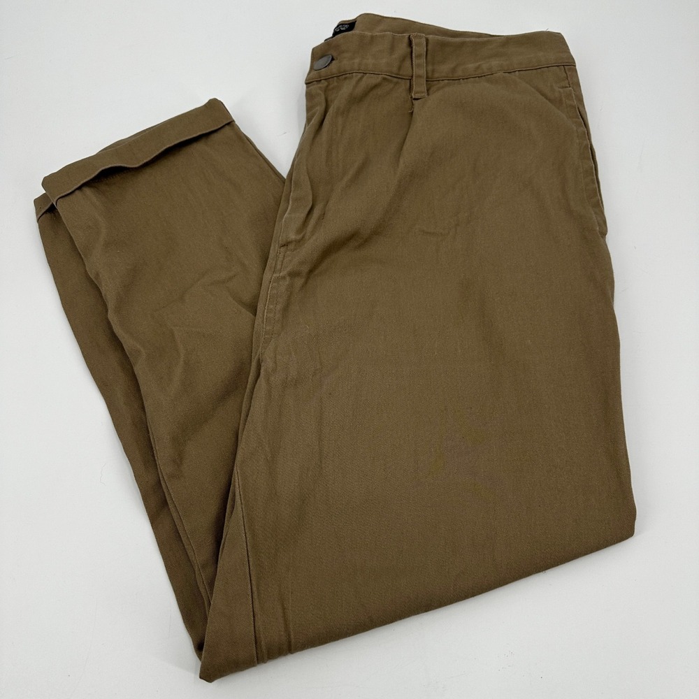 ELWOOD‎ Mens Khaki Cotton Blend Pleated Casual Pants Size 38